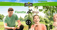 Desktop Screenshot of florette.com